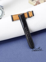 handmade ostrich leather watch strap with quick release spring bars (3)