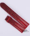 Bordeaux Red Lizard watch strap, Premium Lizard leather band SW036