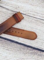 Ombre russet vegetable tanned watch band 2