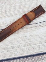 Ombre russet vegetable tanned watch band 6