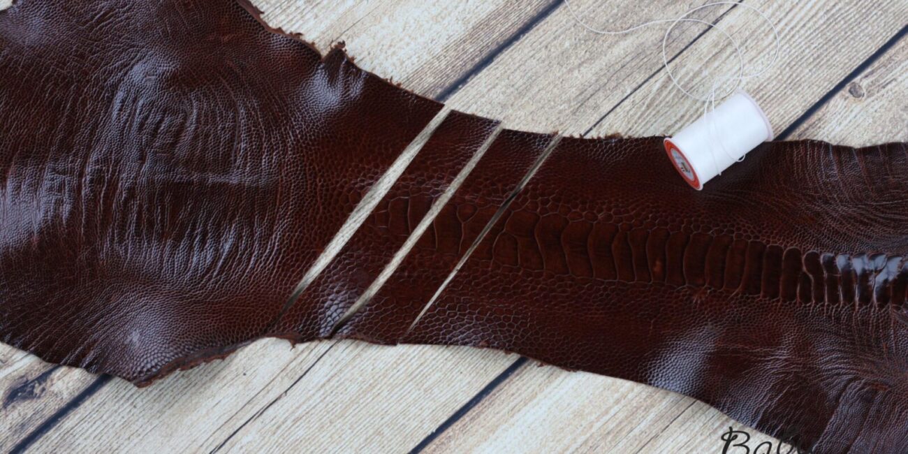 Genuine Ostrich Leather Hide