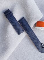 quick release epi leather watch straps – navy blue leather watch band (3)
