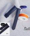 Premium Epi leather watch band, Quick release leather watch strap SW043