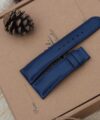 Handmade Vegetable Tanned Leather Watch Band, Royal Blue leather watch strap SW061
