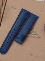 Day da dong ho veg tan royal blue veg-tan leather watch bands 3