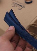 Day da dong ho veg tan royal blue veg-tan leather watch bands 4