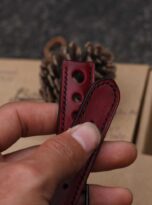 Day da dong ho veg tan do do veg-tan leather watch bands 5
