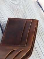 dark brown veg-tan leather wallet (9)