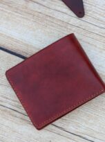 dark red veg-tan leather wallets (8)