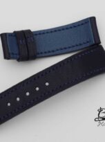 day dong ho da bo chrome navy blue cow leather watch band 4