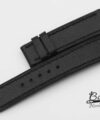 Black Full Grain Sheep Leather Watch Band SW071