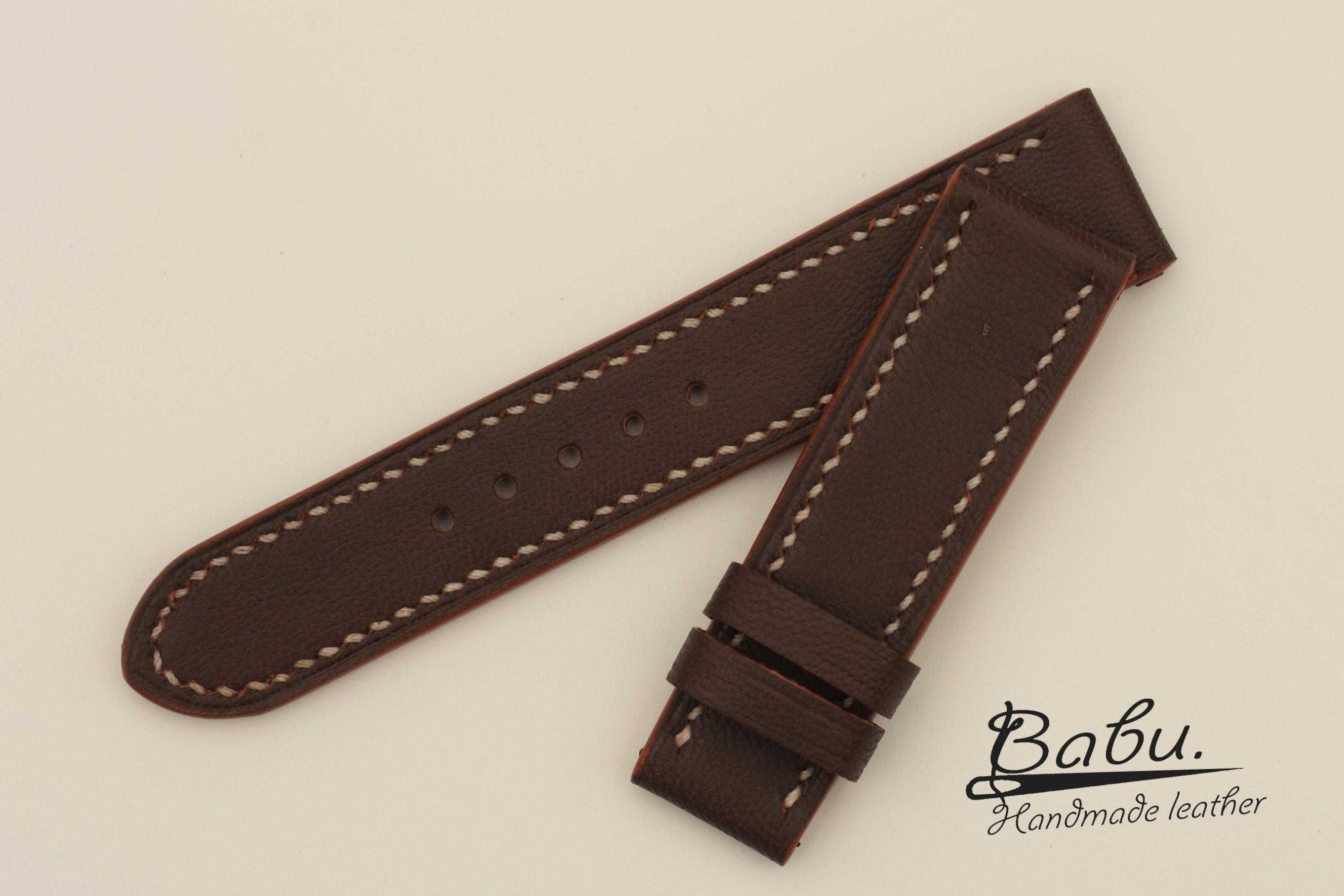 High Quality Sheep Leather Watch Band SW072 - Babu Handmade Leather