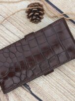 dark brown alligator pen case (17)