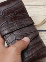 dark brown alligator pen case (19)