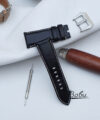 Panerai leather watch strap, Black Cow watch band handcrafted SW079