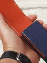 Navy epsom leather pen case (11)