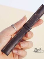 tag heuer carrera brown leather strap leather apple watch band 44mm 6