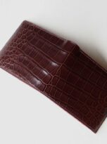Brown Alligator leather wallet (2)