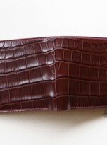 Brown Alligator leather wallet (3)