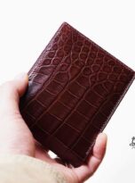Brown Alligator leather wallet (7)