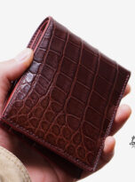 Brown Alligator leather wallet (8)