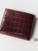 Brown Alligator leather wallet – main