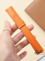 stuhrling watch band watch with orange band 4