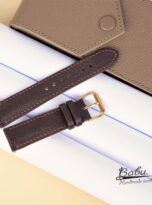 dark brown leather watch strap 20mm watch strap 2