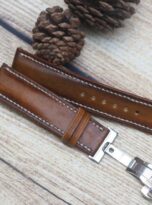 Day dong ho da bo nau brown vegetable tanned watch strap 4