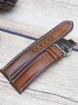 Day dong ho da bo nau brown vegetable tanned watch strap 6