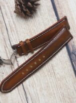 Day dong ho da bo nau brown vegetable tanned watch strap 7