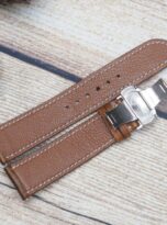 Day dong ho da bo nau brown vegetable tanned watch strap 8