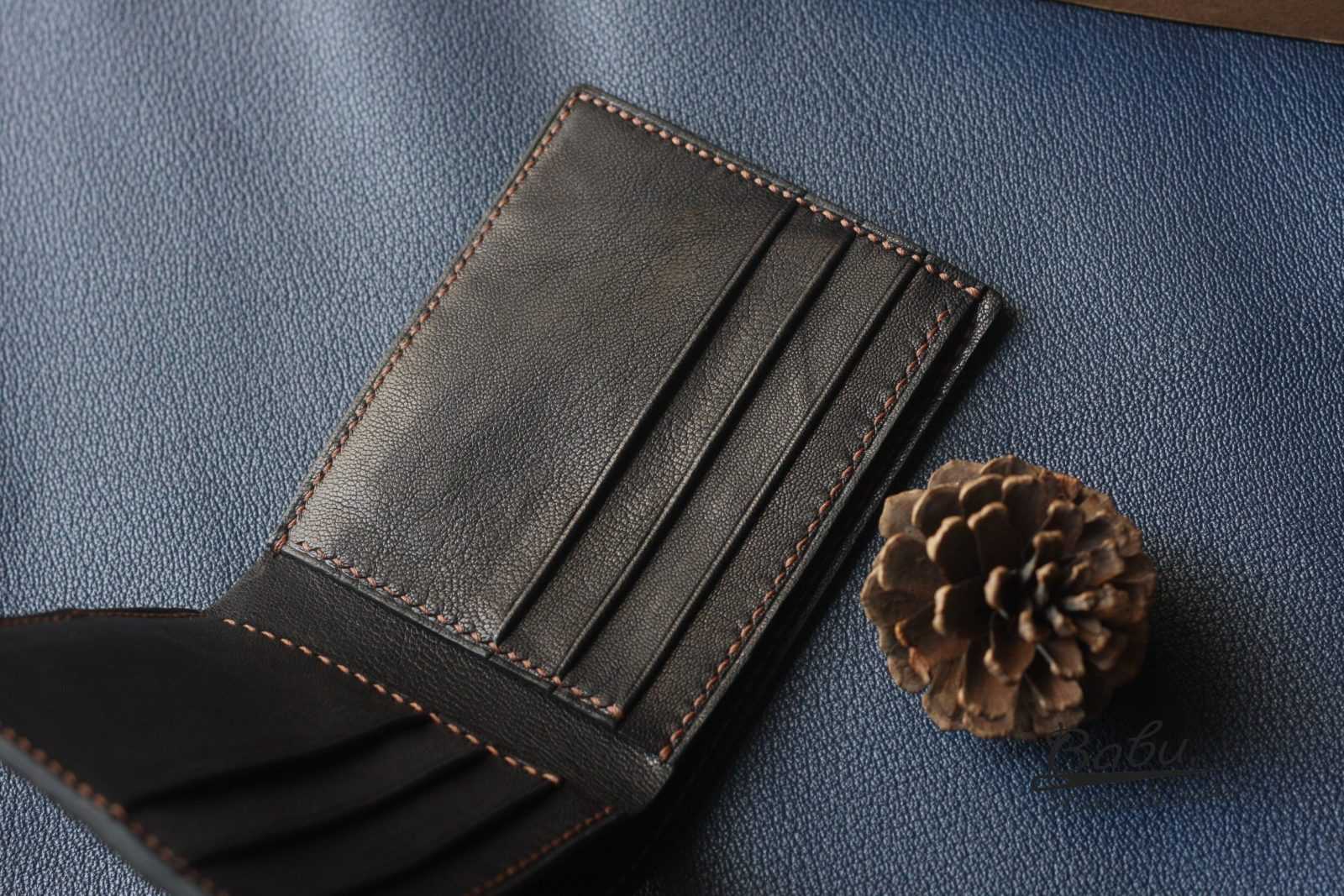 BAELLERRY D1083 Retro Crocodile Design Men PU Leather Short Wallet