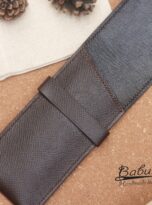 Dark brown Epsom Pen Case – Tui but da bo Epson nau dam (10)