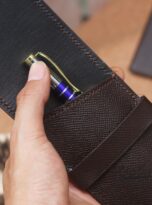 Dark brown Epsom Pen Case – Tui but da bo Epson nau dam (14)