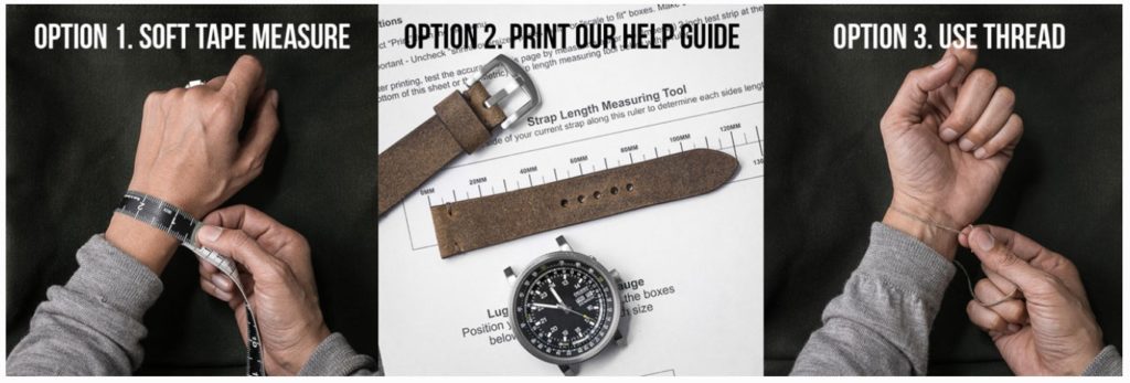 How to determine watch band sizes and choose the sizes of
