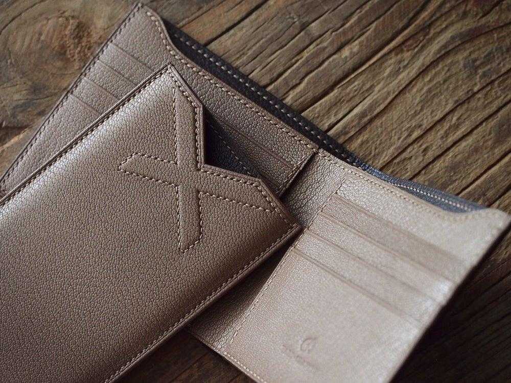 Alran Chevre Sully Goat leather bifold wallet