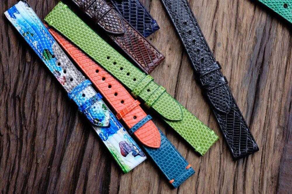 Leather watch best sale strap styles