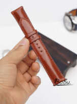 Brown Vachetta leather watch strap – Handmade leather watch band (1)