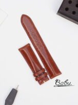 Brown Vachetta leather watch strap – Handmade leather watch band (5)