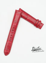 dark red alligator watch strap (6)