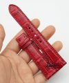 Handcrafted Alligator watch strap, Premium Alligator leather watch band SW142