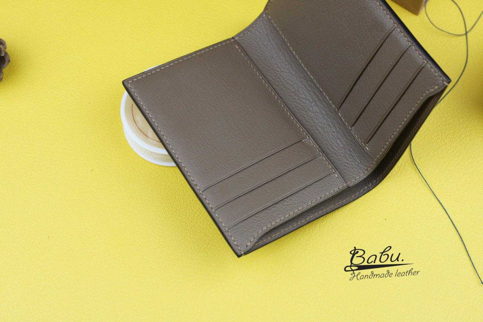 Aurélien  Grey Billfold Wallet