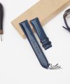 Quick release leather watch strap, Dark Blue Shell Cordovan watch band SW100
