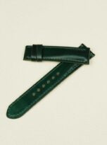 dark green shell cordovan watch strap