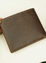 dark brown vintage cow leather wallet (10)