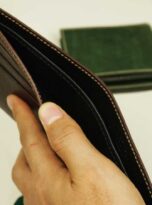 dark brown vintage cow leather wallet (5)