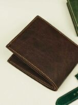 dark brown vintage cow leather wallet (7)