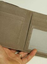 Gray Goat leather wallet