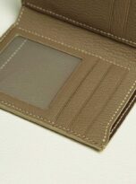 Gray Goat leather wallet